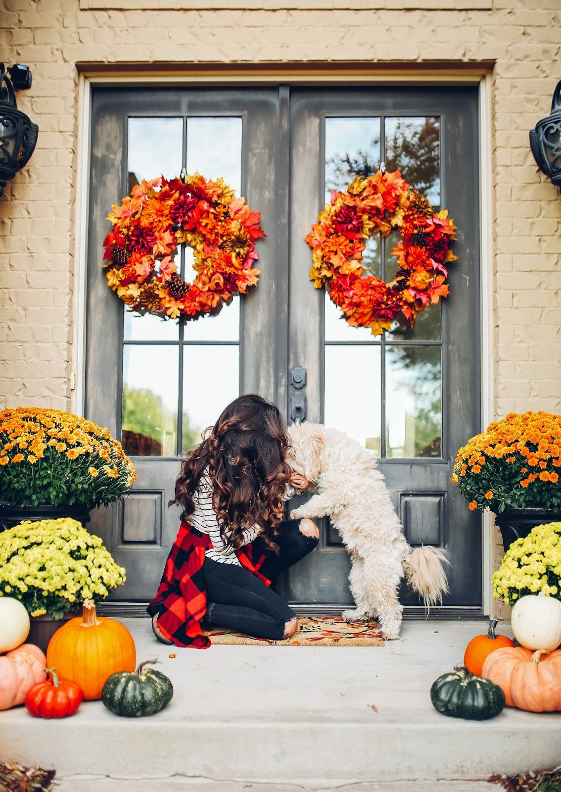 Front Porch Fall Decorating Ideas
 Our Fall Front Porch Decor