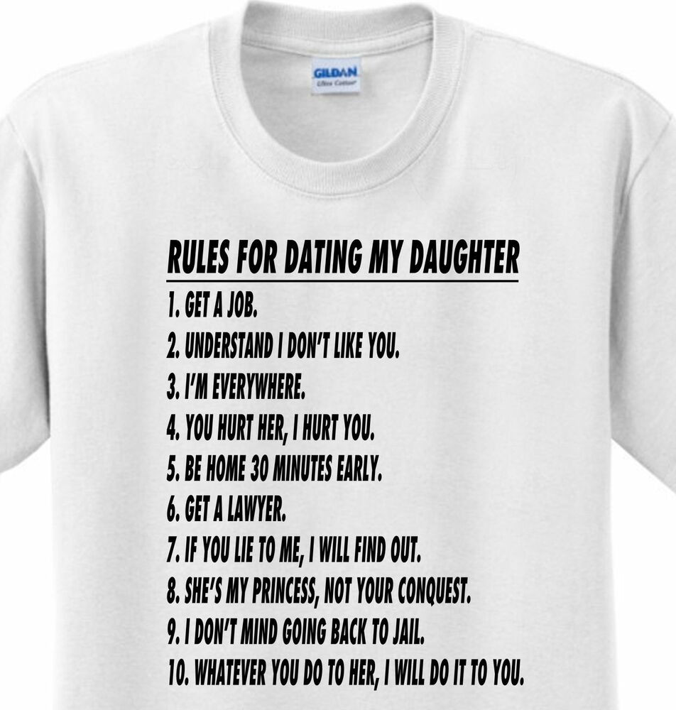 Gifts For Dad For Christmas
 Rules For Dating My Daughter Funny Fathers Day Dad Gift