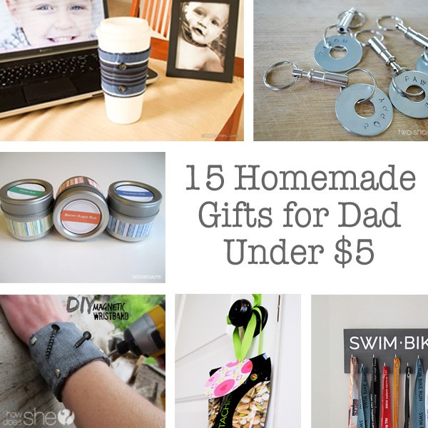 Gifts For Dad For Christmas
 15 Homemade Gifts for Dads Under $5