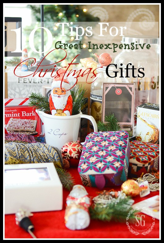 Good Cheap Christmas Gifts
 10 TIPS FOR GREAT INEXPENSIVE CHRISTMAS GIFTS StoneGable