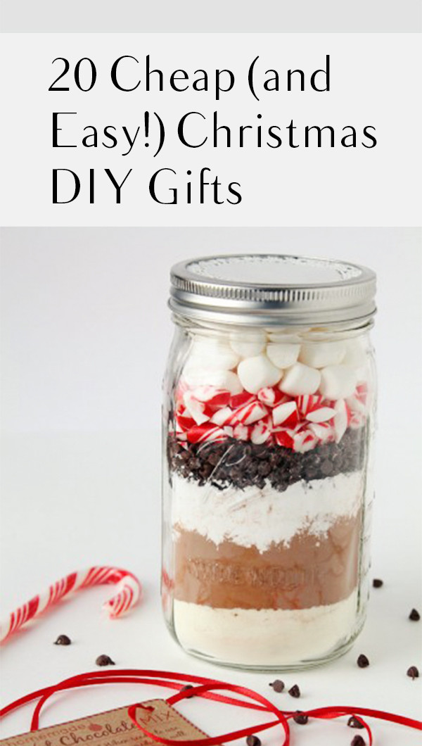 Good Cheap Christmas Gifts
 20 Cheap and Easy DIY Christmas Gifts – My List of Lists