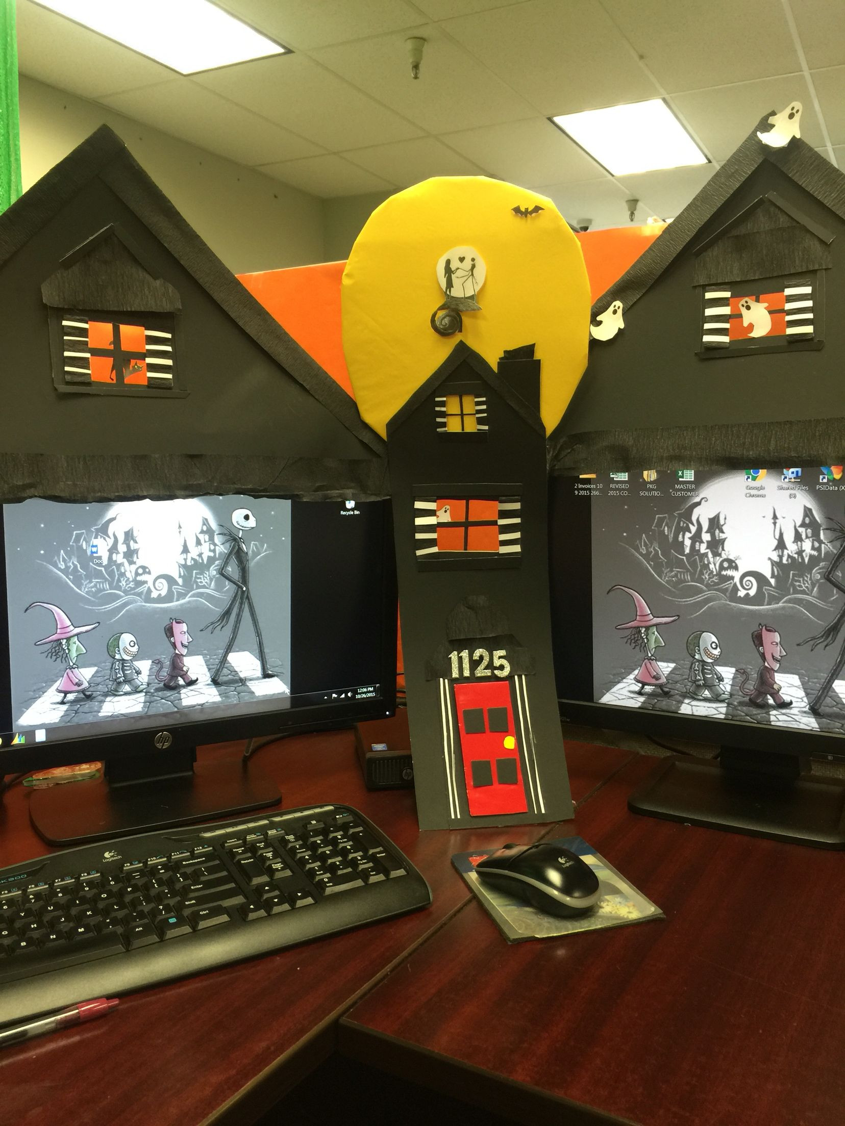 Halloween Cubicle Decorating Ideas
 Nightmares Before Christmas fice Decorations