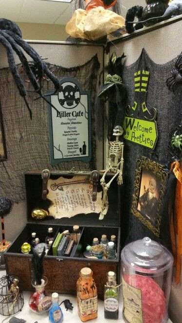 Halloween Cubicle Decorating Ideas
 Halloween cubicle … in 2019