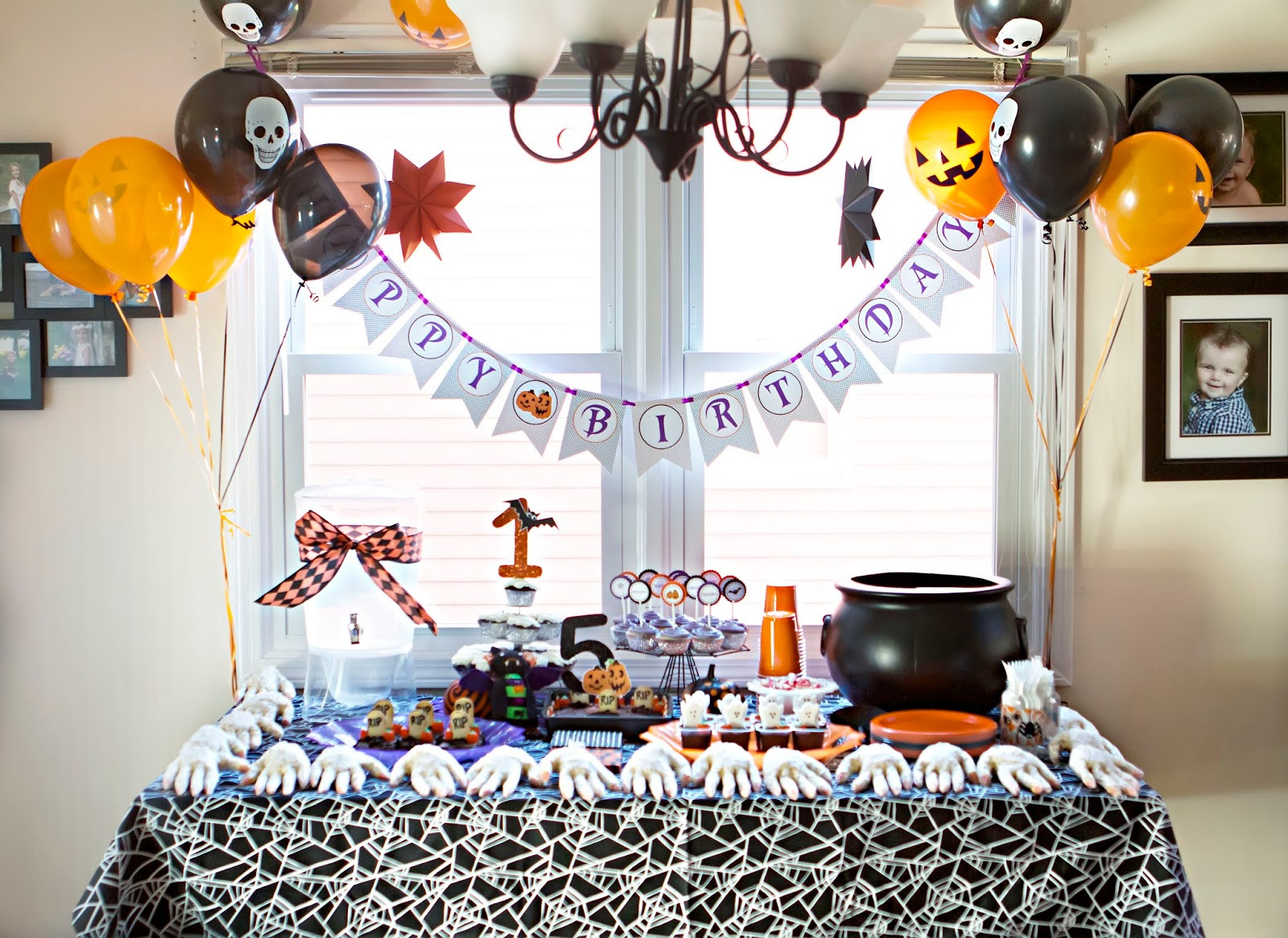 Halloween Theme Birthday Party
 MiaMoo Designs Halloween Themed Birthday Party