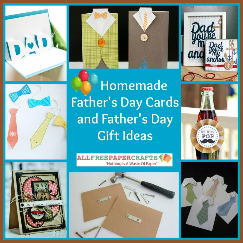 Handmade Fathers Day Gifts
 26 Homemade Father s Day Cards and Father s Day Gift Ideas