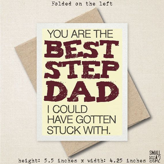 Happy Fathers Day Quotes For Stepdad
 You re The Best Step Dad Father s Day Card Funny Card