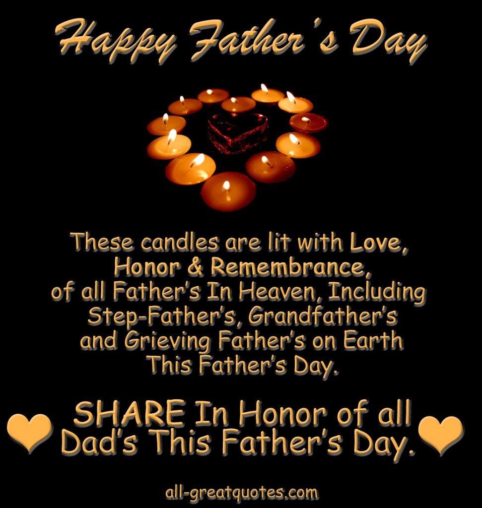 Happy Fathers Day Quotes In Heaven
 In Loving Memory Dad Quotes QuotesGram