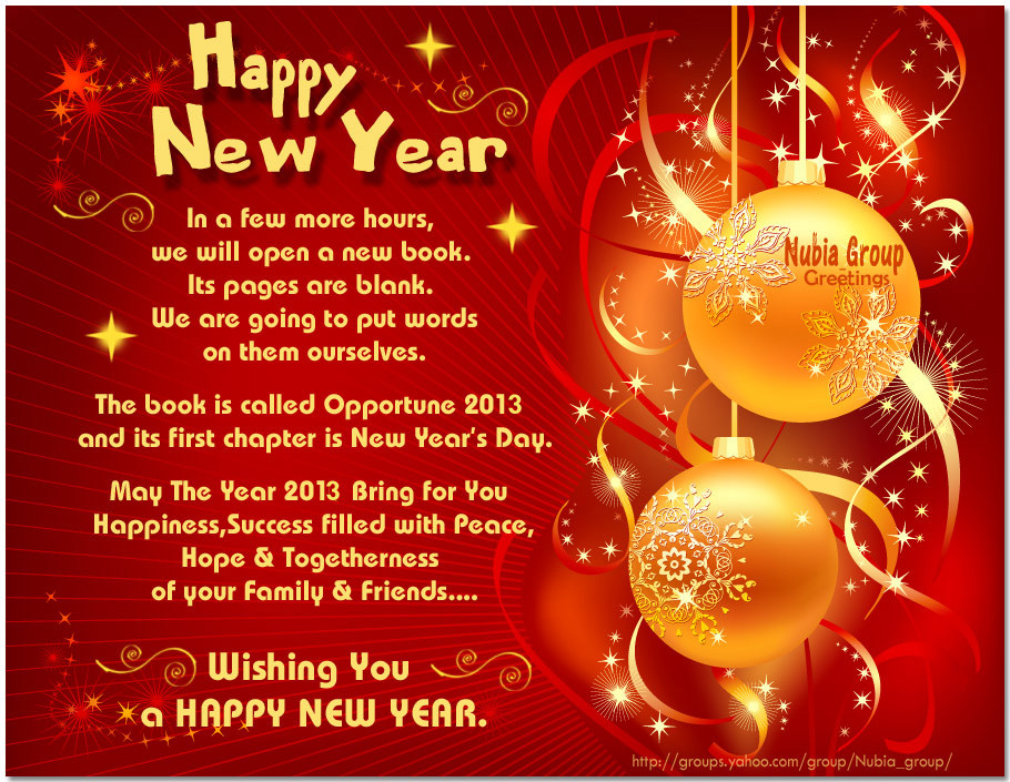 Happy New Year Blessings Quotes
 Happy New Year Quotes And Sayings QuotesGram
