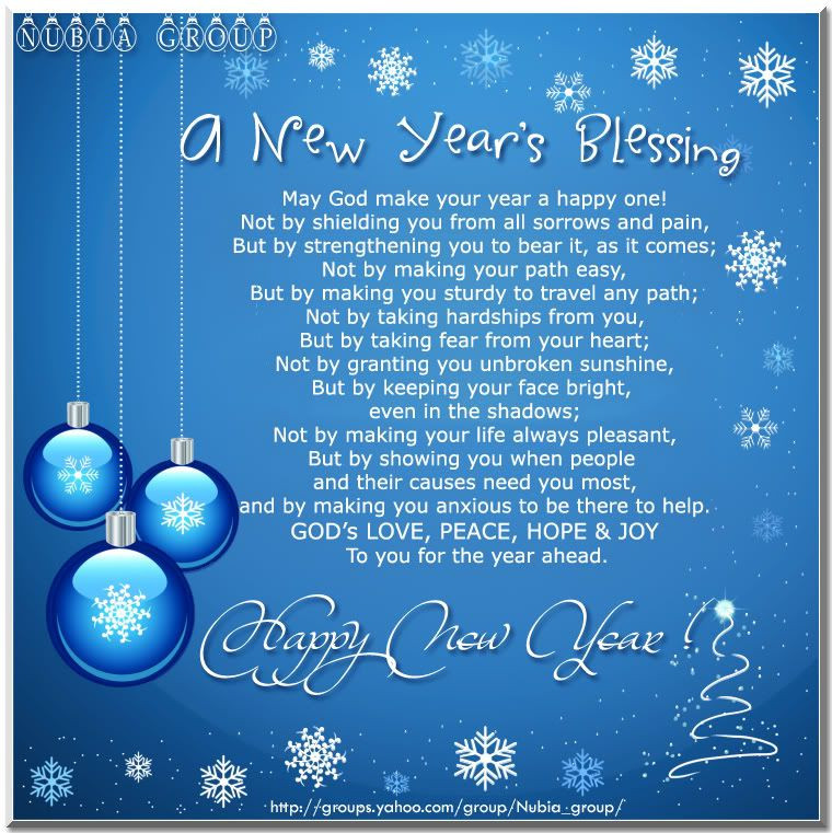 Happy New Year Blessings Quotes
 We’re Invited to Bring in the New Year To her as We