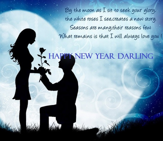 Happy New Year My Love Quotes
 Romantic New Year 2015 Wishes for Girl & Boy Friend
