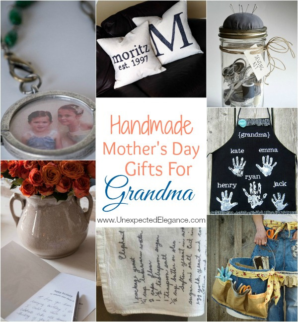 Homemade Mothers Day Gifts For Grandma
 Handmade Mother s Day Gifts for Grandma Unexpected Elegance