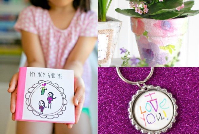 Homemade Mothers Day Gifts For Grandma
 Homemade Mother s Day Gifts from Kids The Crazy Craft Lady