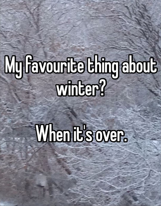I Hate Winter Quotes
 Hate Snow Funny Quotes QuotesGram