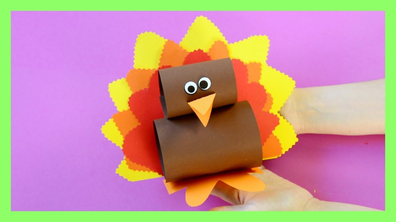 Kid Crafts Thanksgiving
 Simple Paper Turkey Craft Thanksgiving crafts for kids