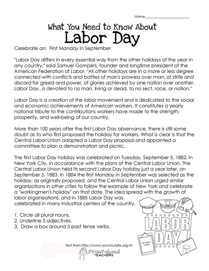 Labor Day Activities For Kids
 17 Best images about Activities for Labor Day on Pinterest