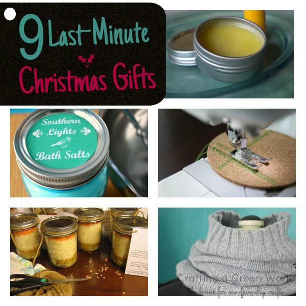 Last Minute Christmas Gifts
 9 Last Minute Christmas Gifts to Make this Weekend