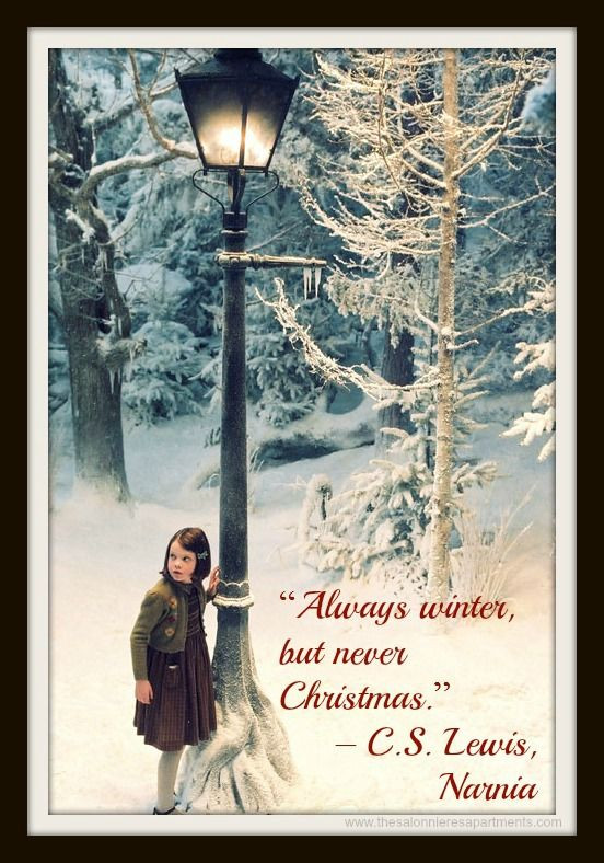 Lion In Winter Quotes
 Christmas Advent Calendar Quote "Always winter but