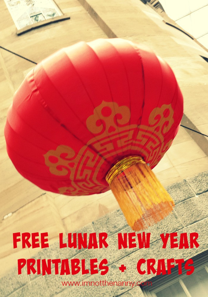 Lunar New Year Crafts
 Free Lunar New Year Printables & Crafts I m Not the Nanny