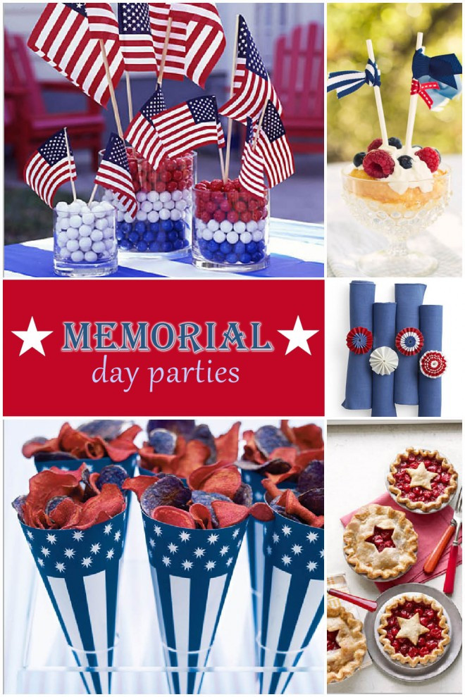 Memorial Day Ideas
 Fabulous Party Ideas for Memorial Day