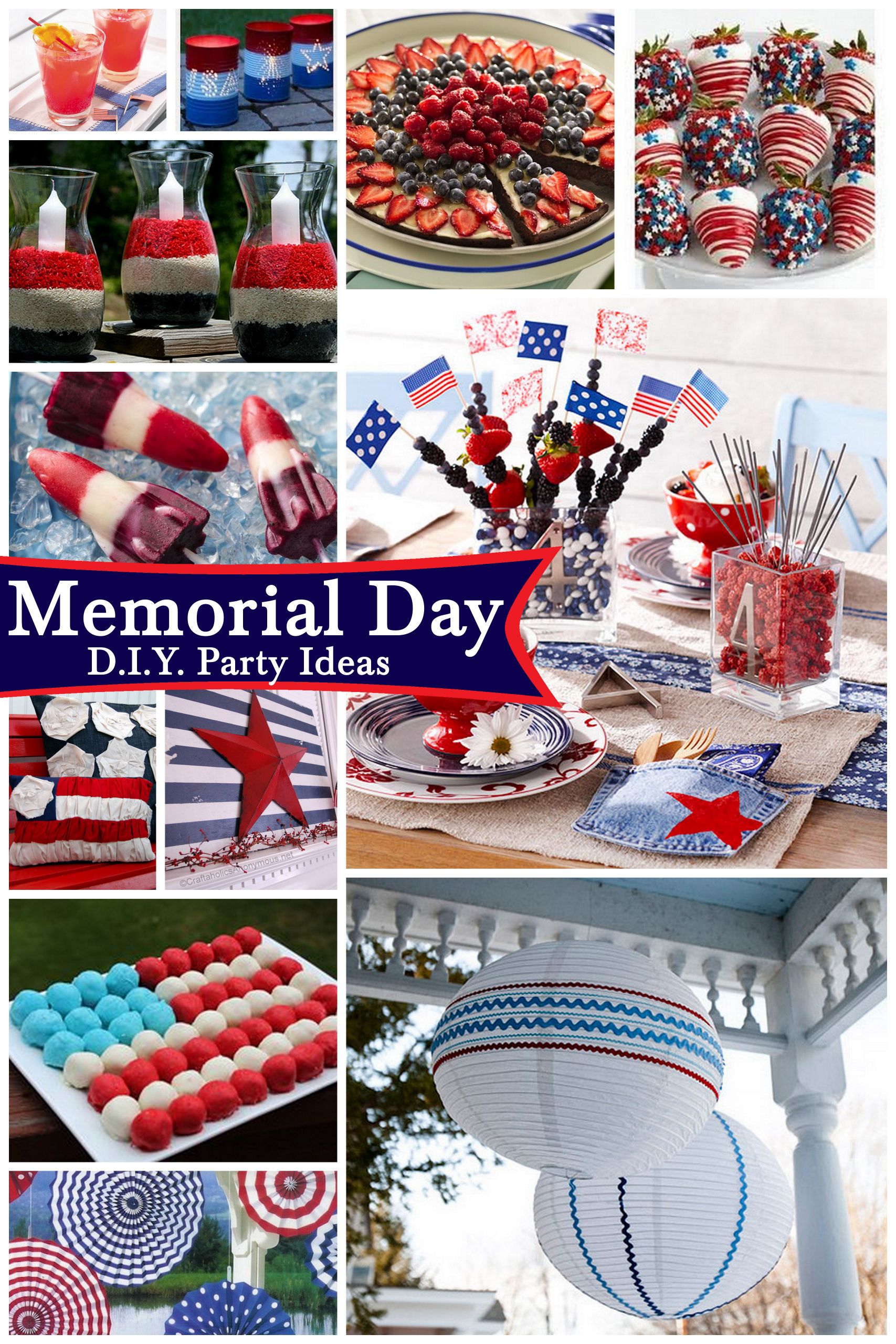 Memorial Day Party Theme
 Memorial Day D I Y Party Ideas