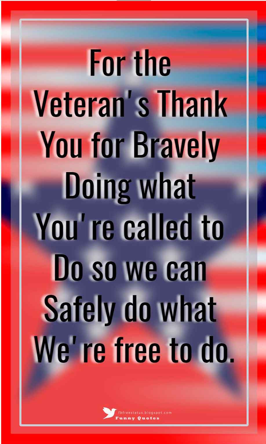Memorial Day Quotes For Veterans
 Memorial Day Thank You Quotes & Sayings