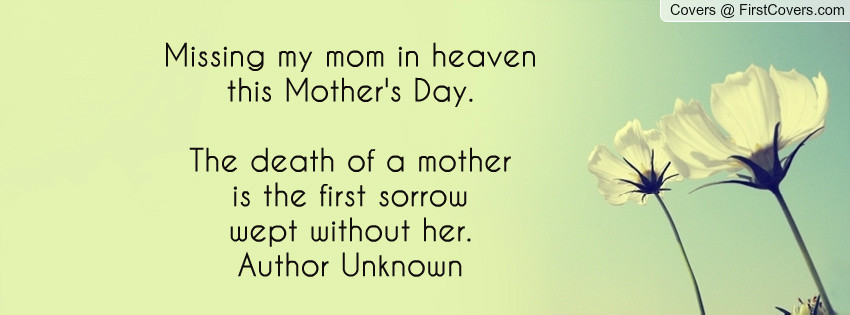 Missing Mom On Mother's Day Quotes
 Missing My Mom Quotes QuotesGram