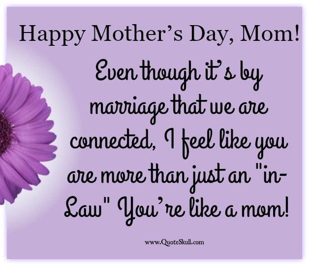 Mother In Law Quotes For Mothers Day
 35 Happy Mothers Day Quotes for Mother in Law