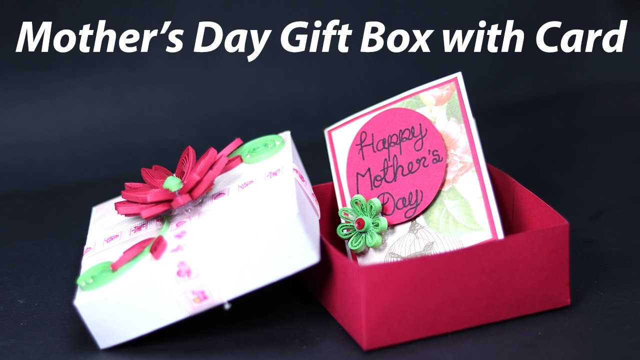 Mother's Day Memorial Gifts
 Easy Mother s Day Box Card Homemade Mother s Day Gift