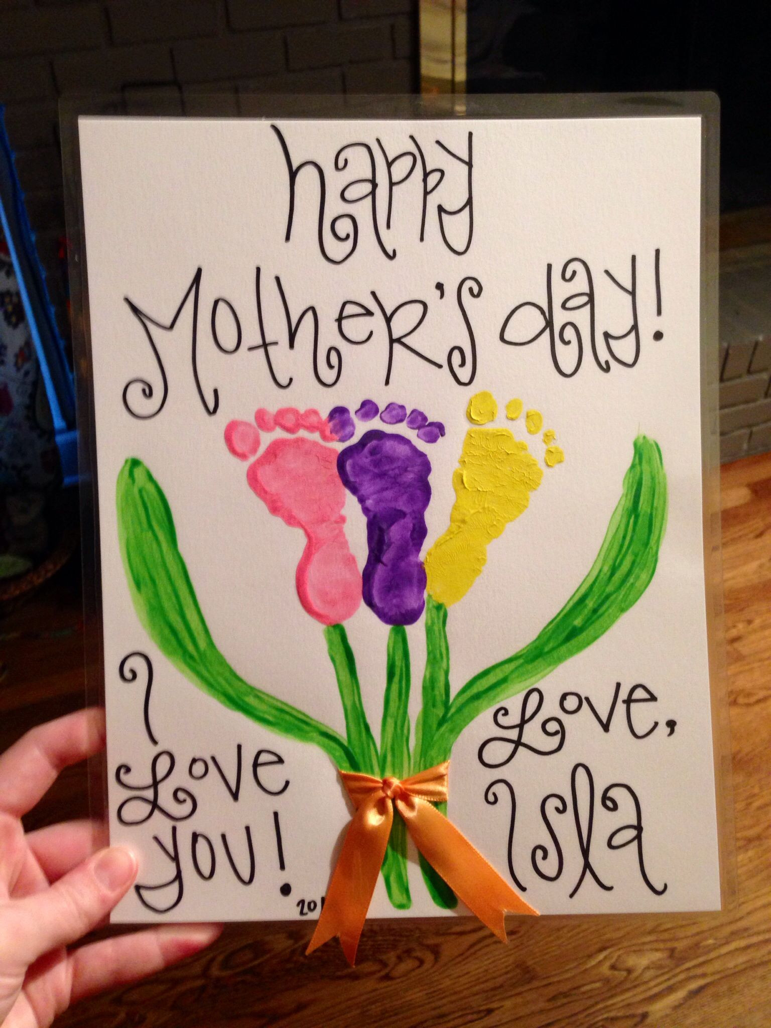 Mothers Day Arts And Crafts
 Infant Mother s Day craft