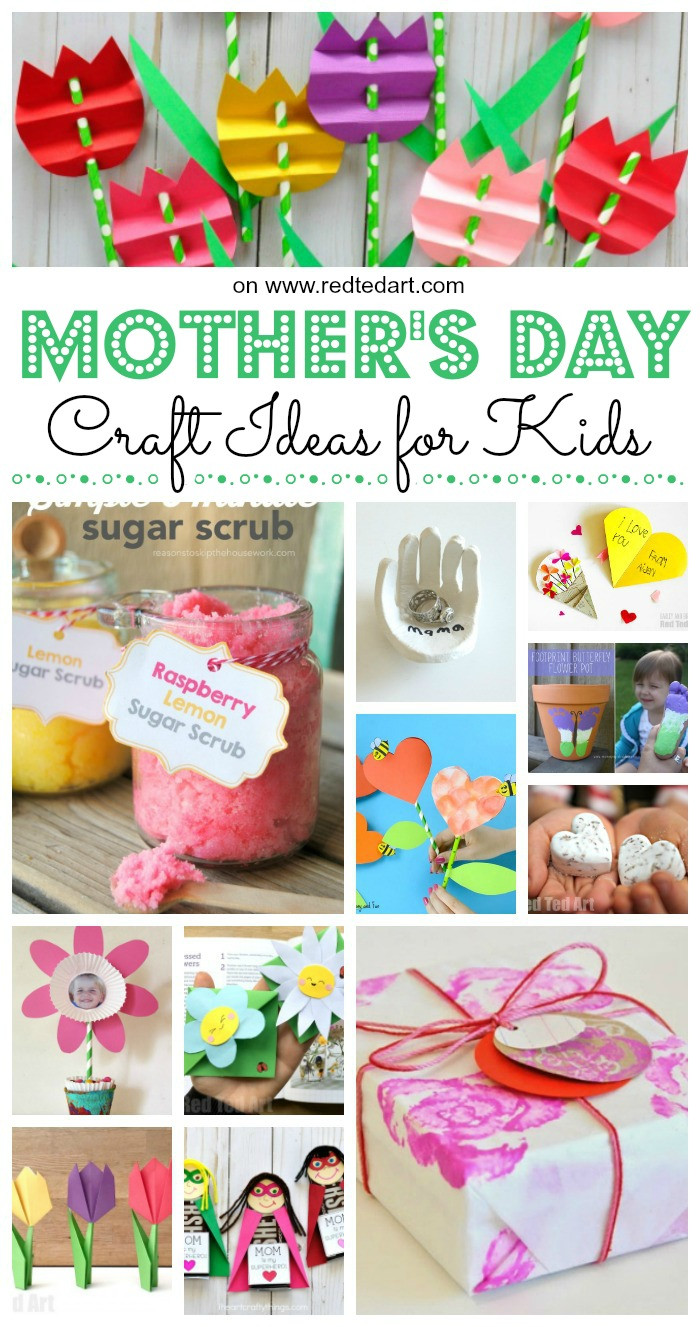 Mothers Day Arts And Crafts
 Easy Mother s Day Crafts for Kids to Make Red Ted Art