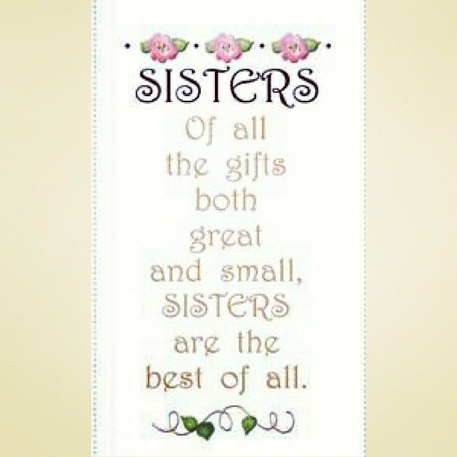 Mothers Day Quotes For Sister
 Happy National Siblings Day this April 10 2014 Love You
