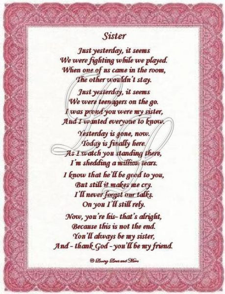Mothers Day Quotes For Sister
 Poems For Sisters For Mothers Day – Family Friend Poems