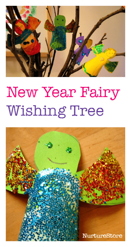 New Year Crafts For Toddlers
 New Year Fairies wish tree