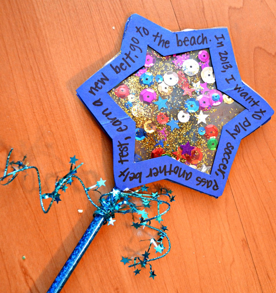New Year Crafts For Toddlers
 New Year s Centerpiece and Wishing Wand Amy Latta Creations