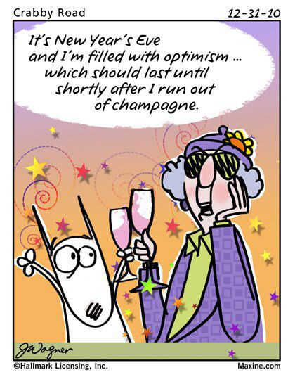 New Year Eve Funny Quotes
 Maxine