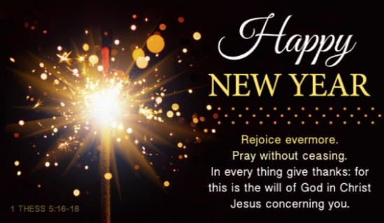 New Year God Quotes
 Happy New Year KJV eCard Free New Year Cards line