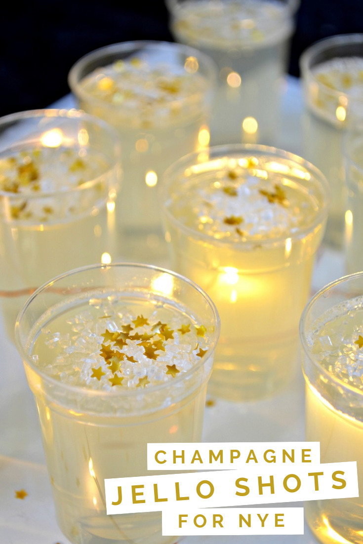 New Year Shots Recipe
 CHAMPAGNE JELLO SHOTS FOR NEW YEAR S EVE Dessert Mad in Crafts