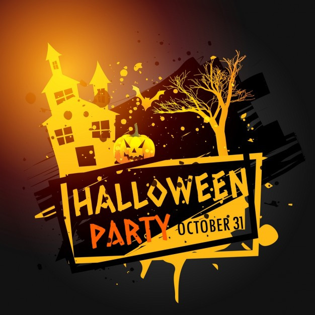 Party Halloween
 Fantastic background for halloween party Vector