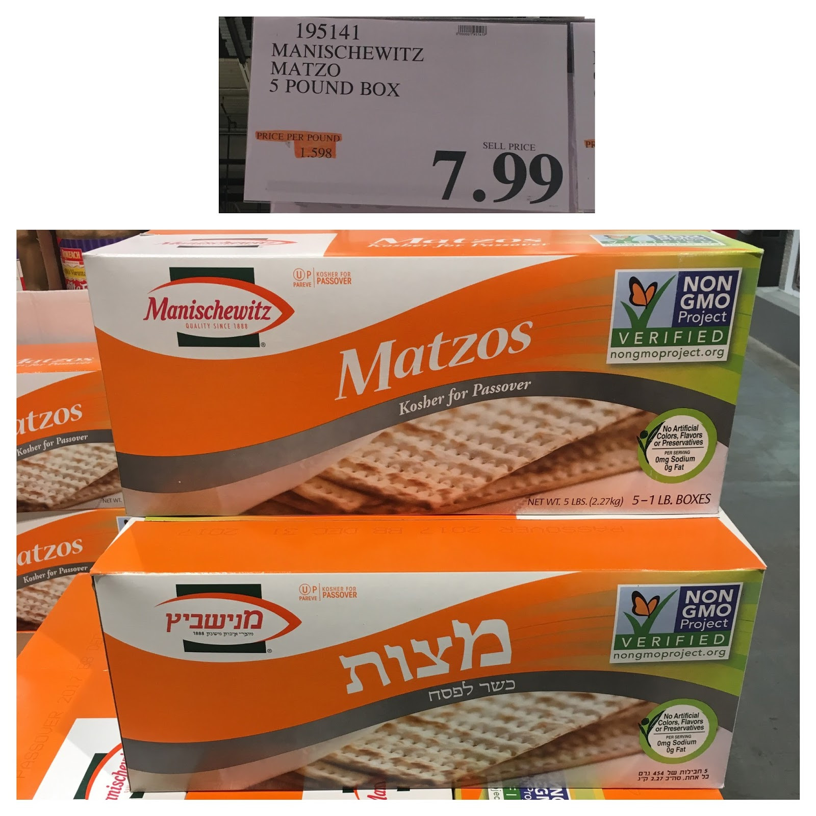 Passover Food Box
 the Costco Connoisseur Kosher and Kosher for Passover at