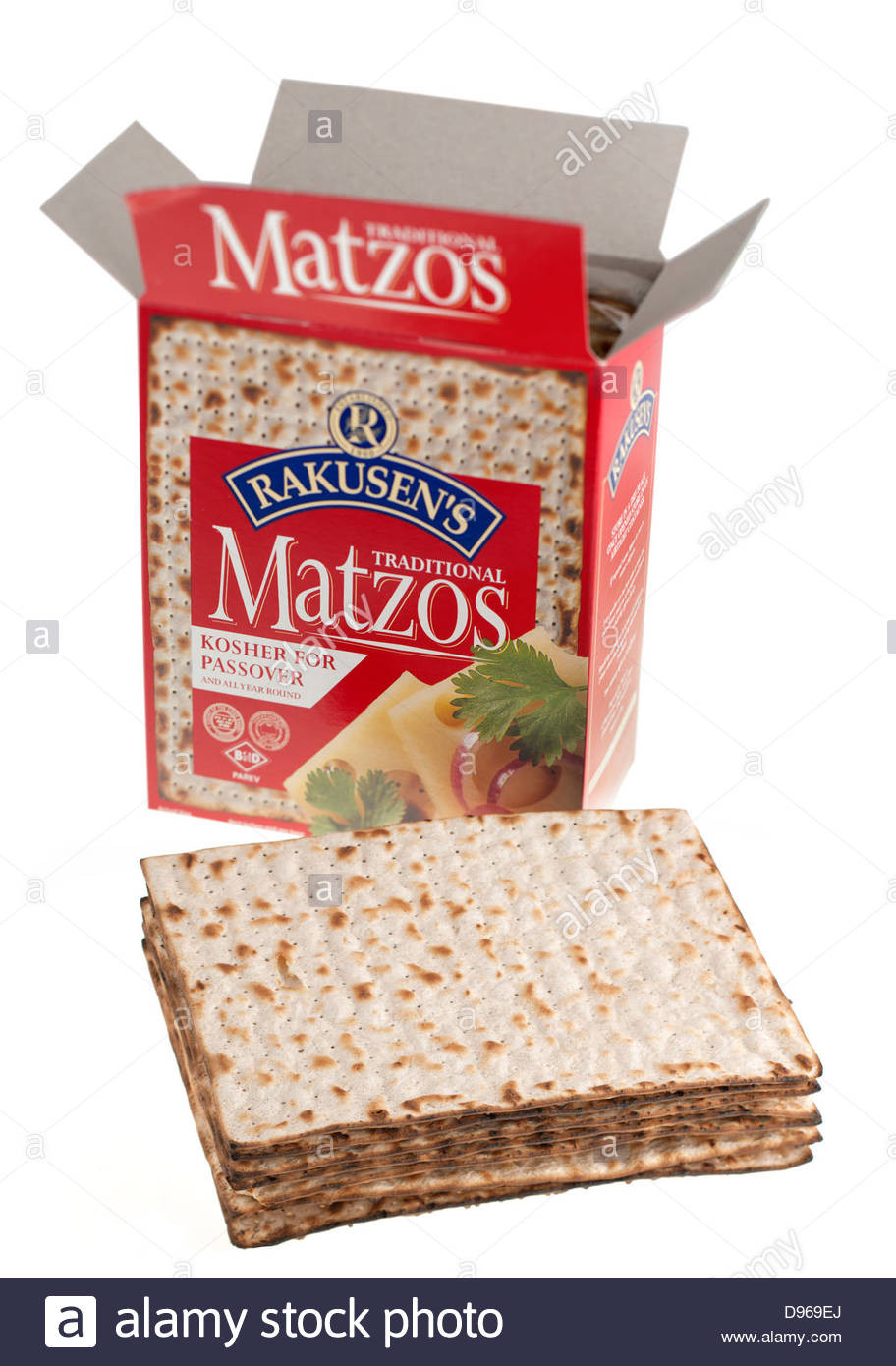 Passover Food Box
 Box of Kosher for Passover Rakusens traditional Matzos