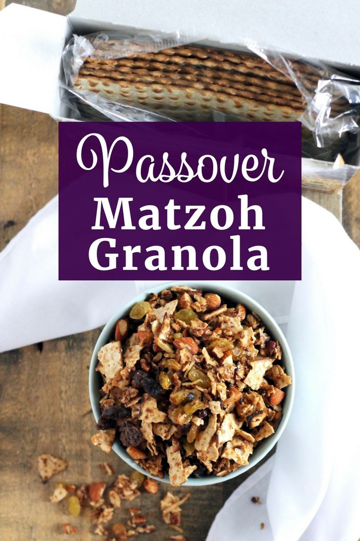 Passover Granola Recipe
 Passover Matzoh Granola with Honey and Raisins