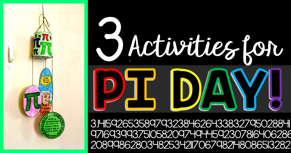 Pi Day 2013 Activities
 Scaffolded Math and Science 3 Pi Day activities and 10