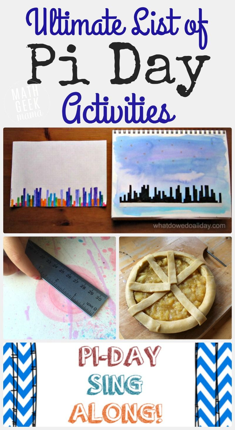 Pi Day Activities For Algebra 1
 Pi Day Huge list of FREE Pi Day Activities for All Ages
