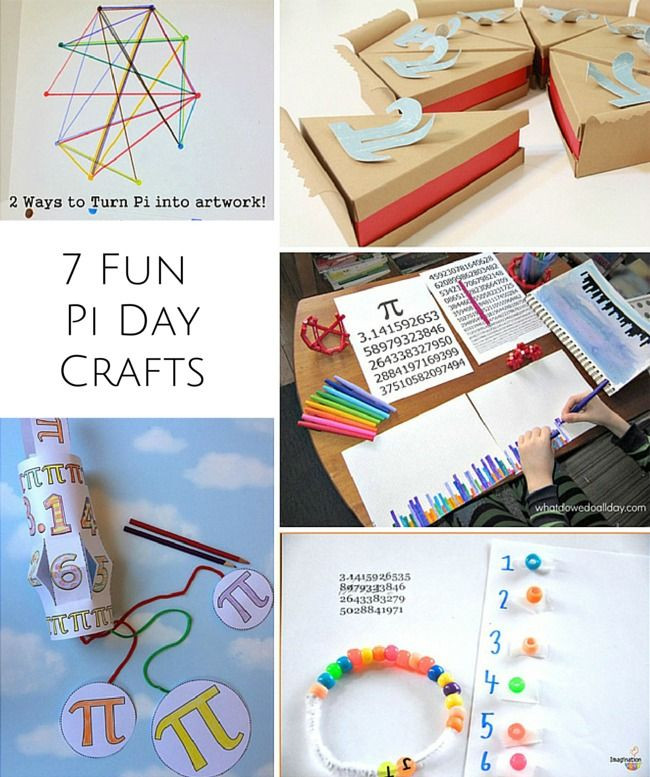 Pi Day Crafts
 47 best Pi Day in the Classroom images on Pinterest