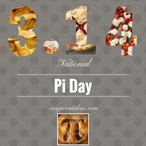 Pi Day Party Activities
 National Pi Day
