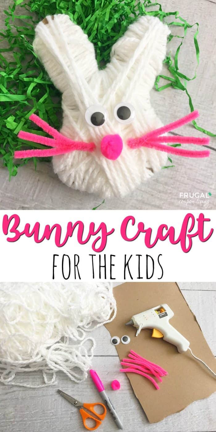 Pinterest Easter Crafts
 Bunny Easter Craft for Kids