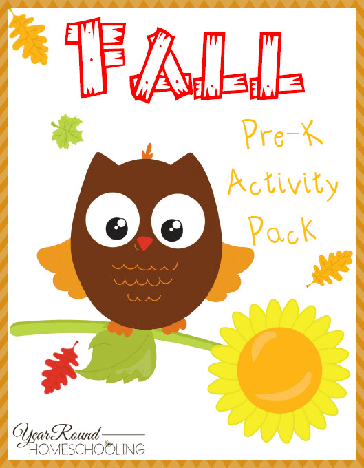 Prek Fall Activities
 Free Fall PreK Activity Pack Year Round Homeschooling