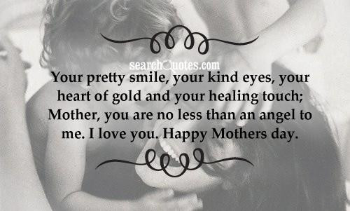 Quote Mother's Day
 Meaningful Mothers Day Quotes QuotesGram