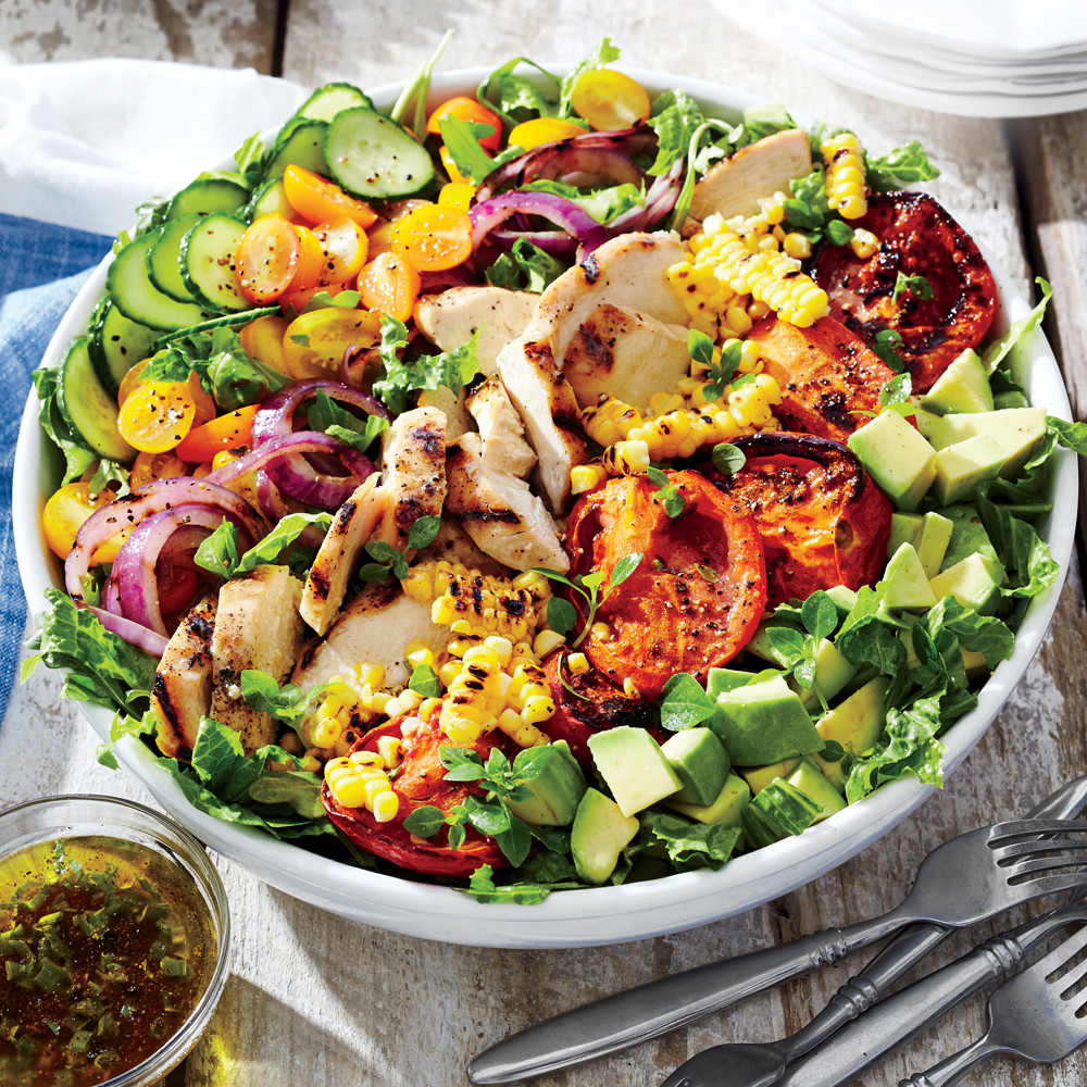 Recipe Summer Salad
 Grilled Chicken and Ve able Summer Salad Recipe