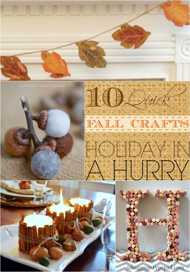 Simple Autumn Crafts To Make
 10 Easy Fall Crafts Home Stories A to Z